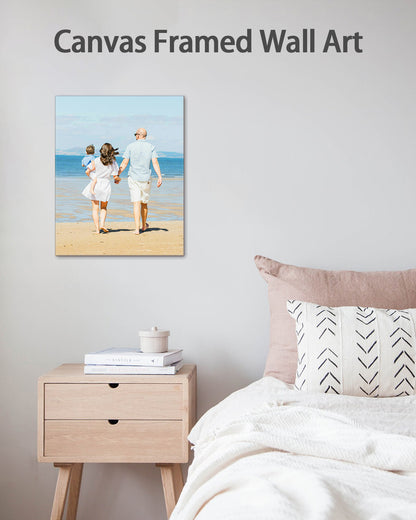 Personalized Canvas Framed Wall Art