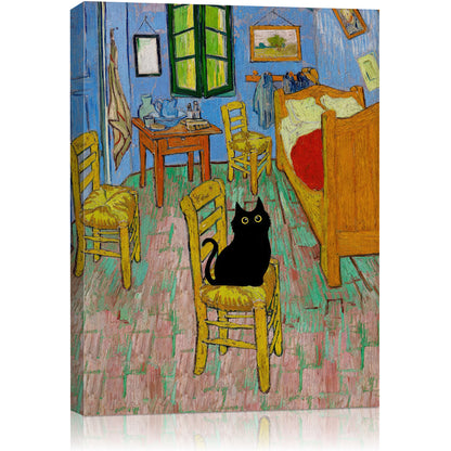 Canvas Wall Art of Famous Cafe Bedroom in Arles