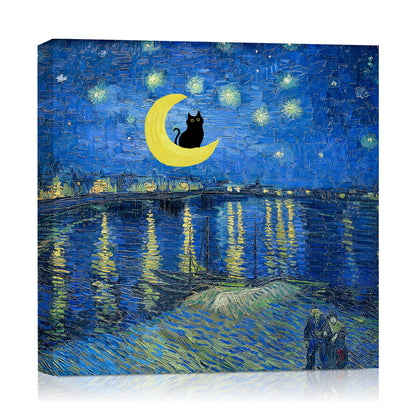 Van Gogh Canvas Wall Art of  Starry Night